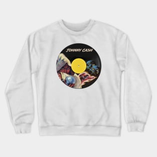 Johnny Cash Vynil Pulp Crewneck Sweatshirt